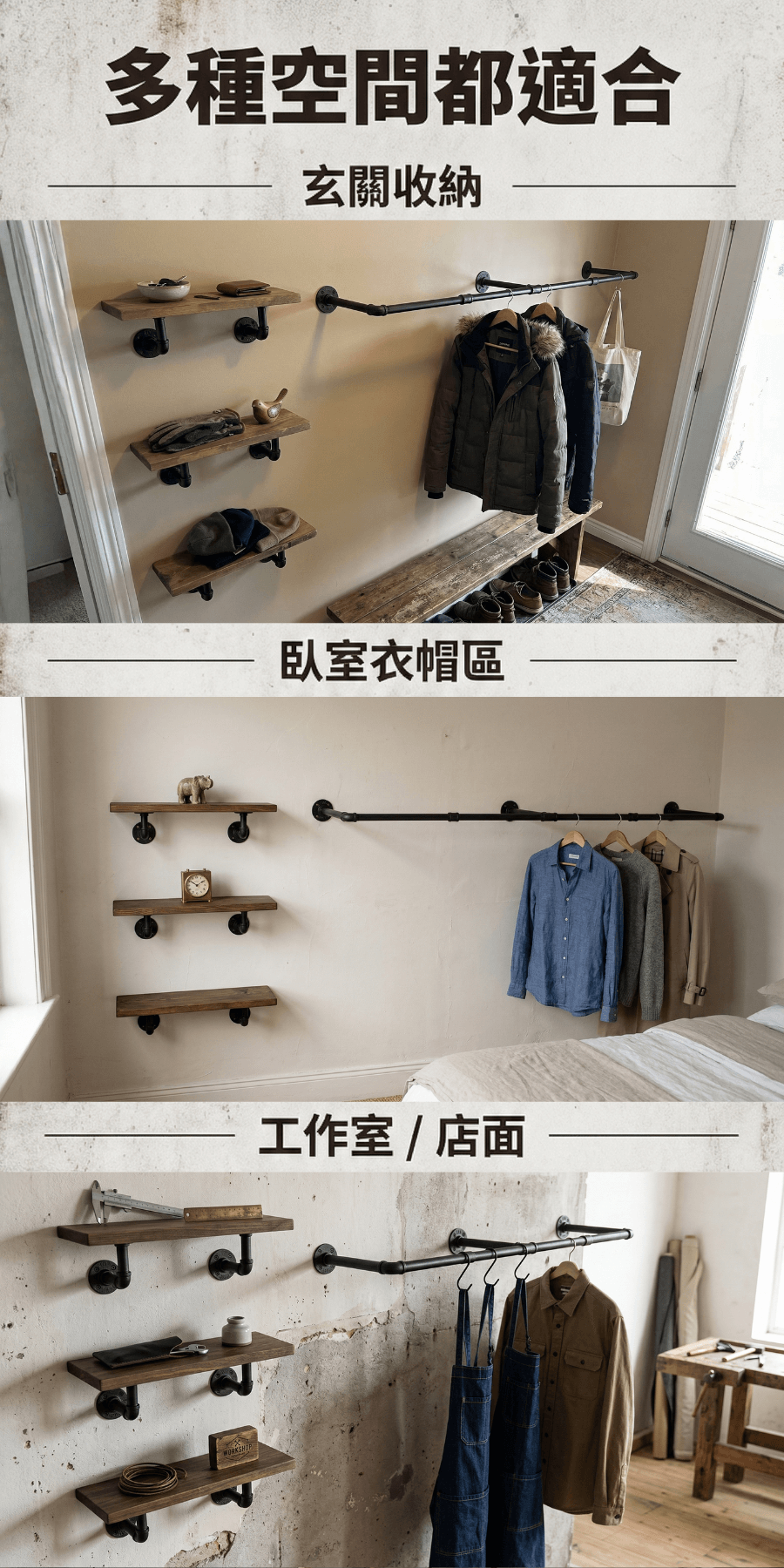 牆面收納規劃套組-WAPG-C