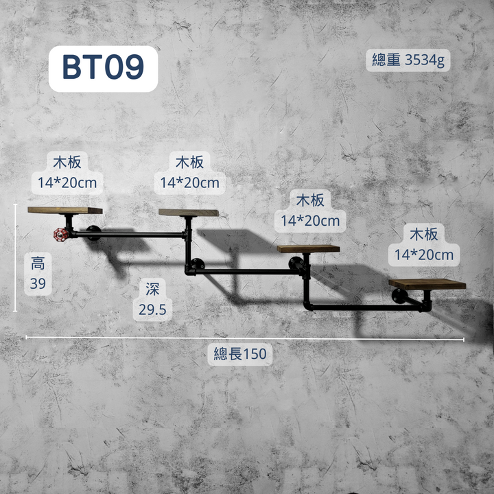 衣架+層架二合一-BT09