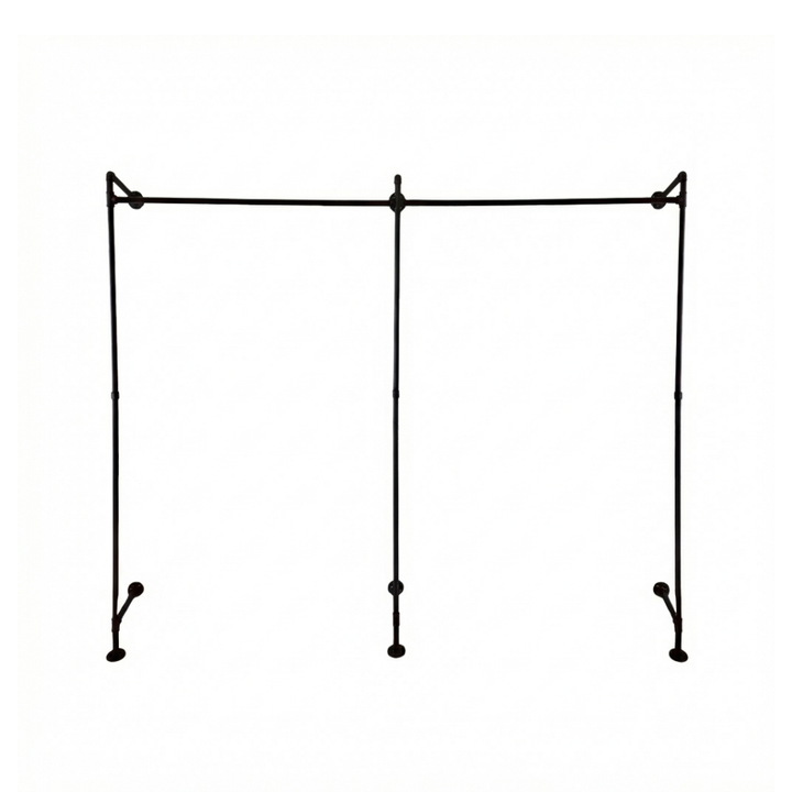 工業風牆面開放式衣架-WA-2RLU-2100