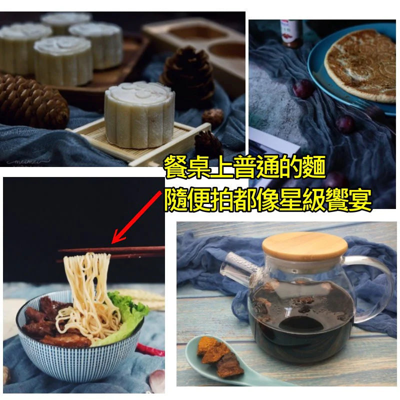 手染網紗巾