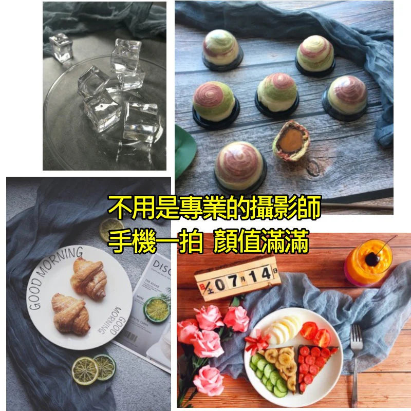 手染網紗巾