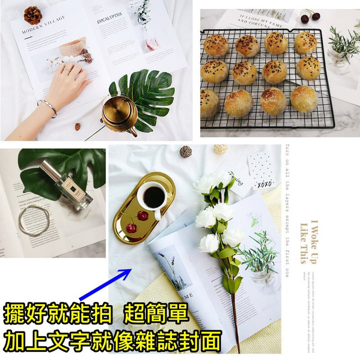 拍照英文雜誌-設計款拍照雜誌歐美風拍照書美食攝影雜誌道具 | 小藍湖產品形象專家