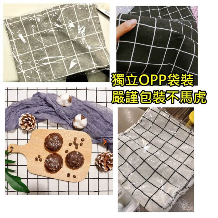 黑白灰格子布