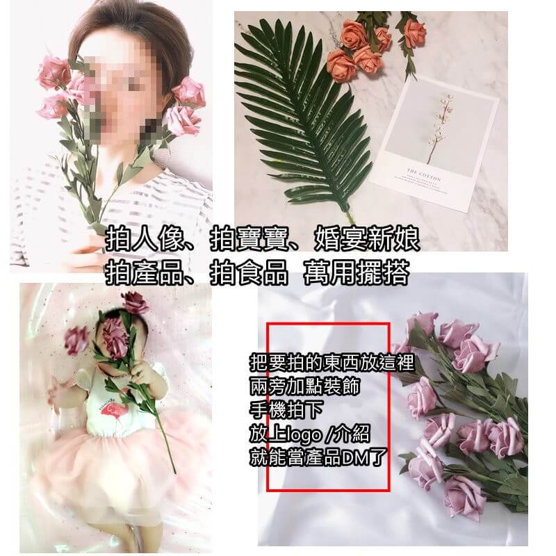 法式曼莎漸層玫瑰花