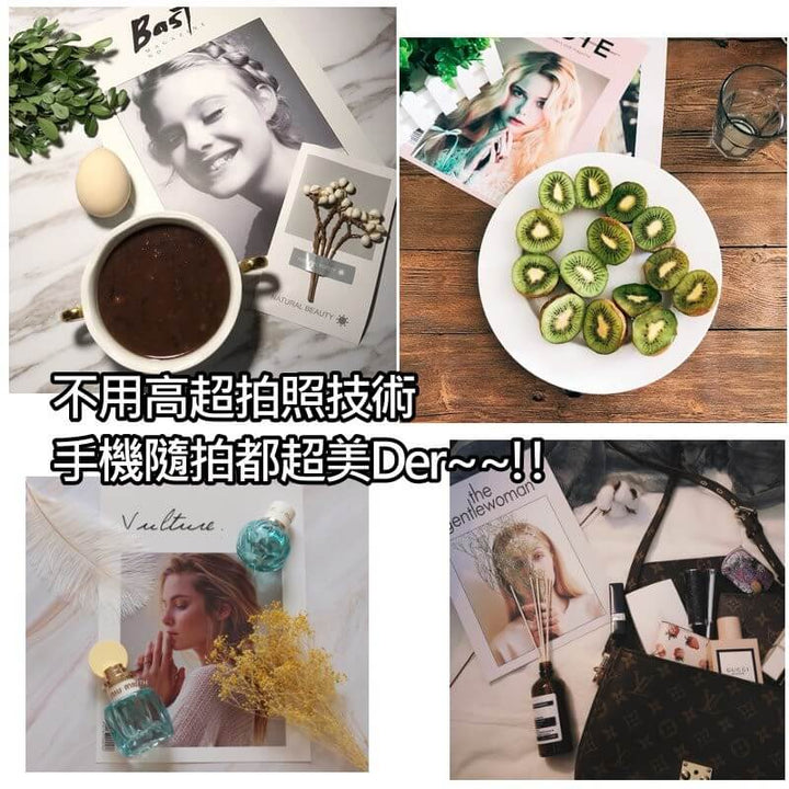 歐美風人像卡-IG雜誌拍照卡片拍照道具 | 小藍湖產品形象專家