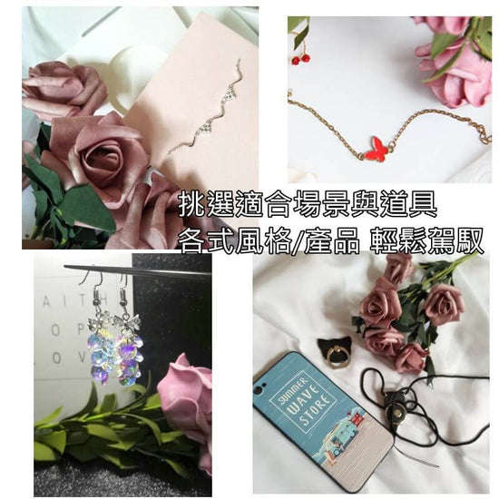 法式曼莎漸層玫瑰花