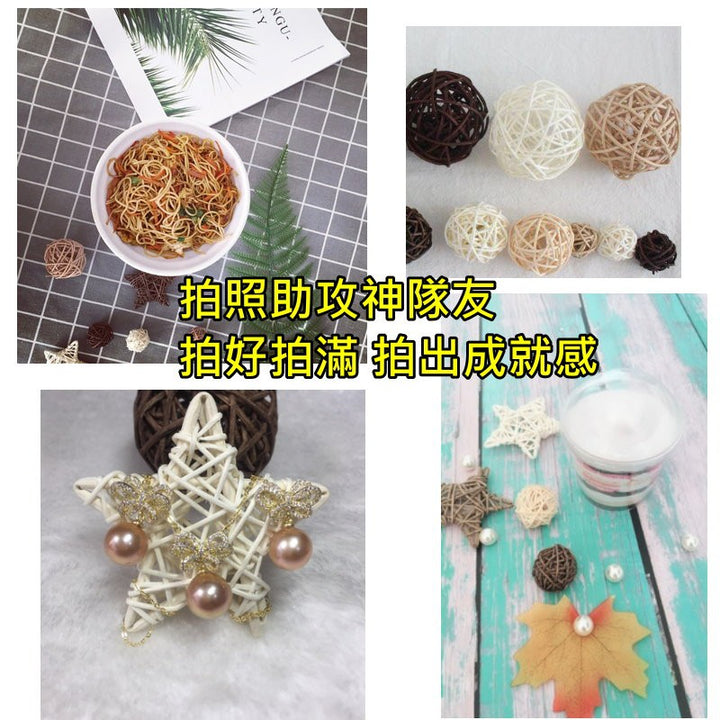 手工藤球組(1組9個)-拍照道具藤球組飾品IG美照 | 小藍湖產品形象專家