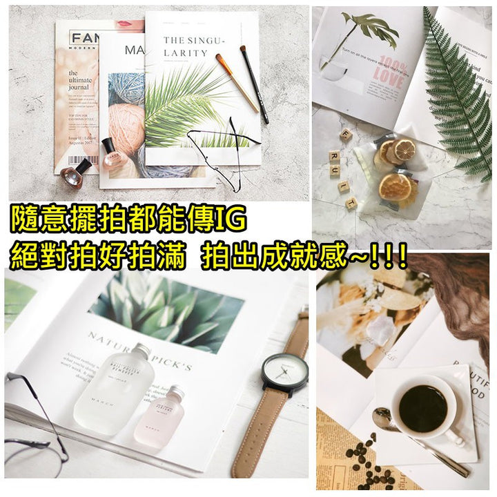 拍照英文雜誌-設計款拍照雜誌歐美風拍照書美食攝影雜誌道具 | 小藍湖產品形象專家
