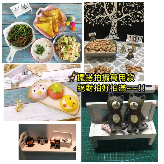 拍照小木椅(含枕頭)