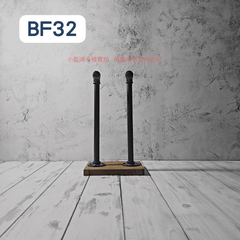 桌面吊牌架(實木底座)-BF系列 | 小藍湖產品形象專家