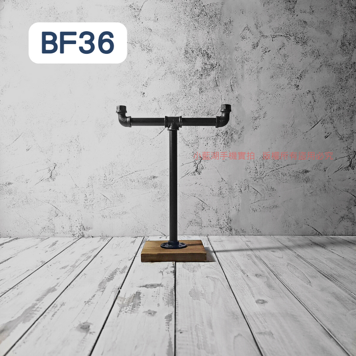桌面吊牌架(實木底座)-BF系列 | 小藍湖產品形象專家