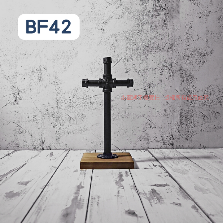 桌面吊牌架(實木底座)-BF系列 | 小藍湖產品形象專家