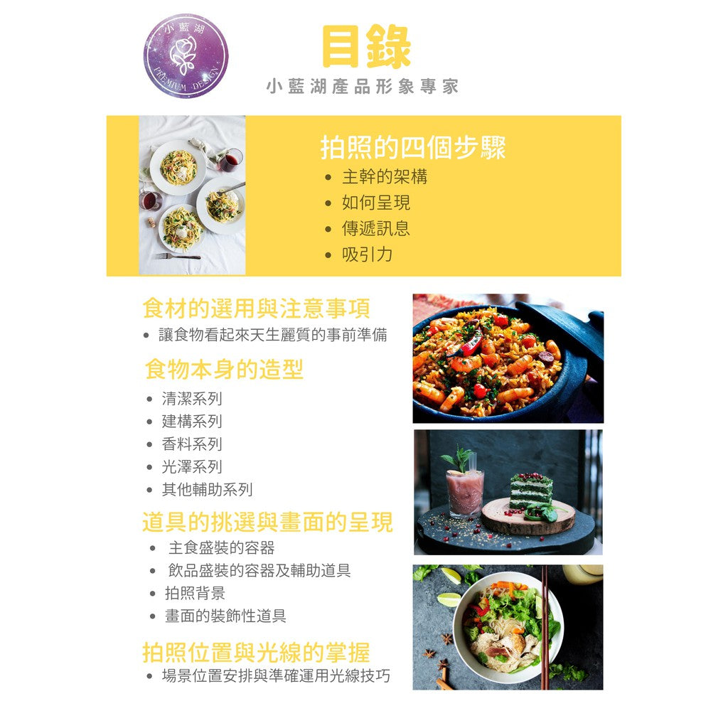 商用美食照的15個技巧 | 8萬字電子書共64頁-小藍湖產品形象專家