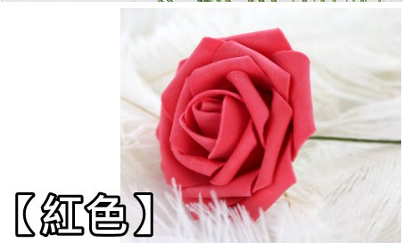 手工恬靜玫瑰-拍照仿真玫瑰拍照道具婚宴DIY網美假玫瑰 | 小藍湖產品形象專家