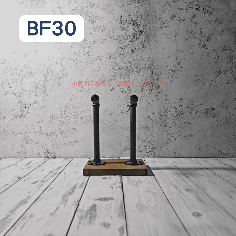 桌面吊牌架(實木底座)-BF系列 | 小藍湖產品形象專家