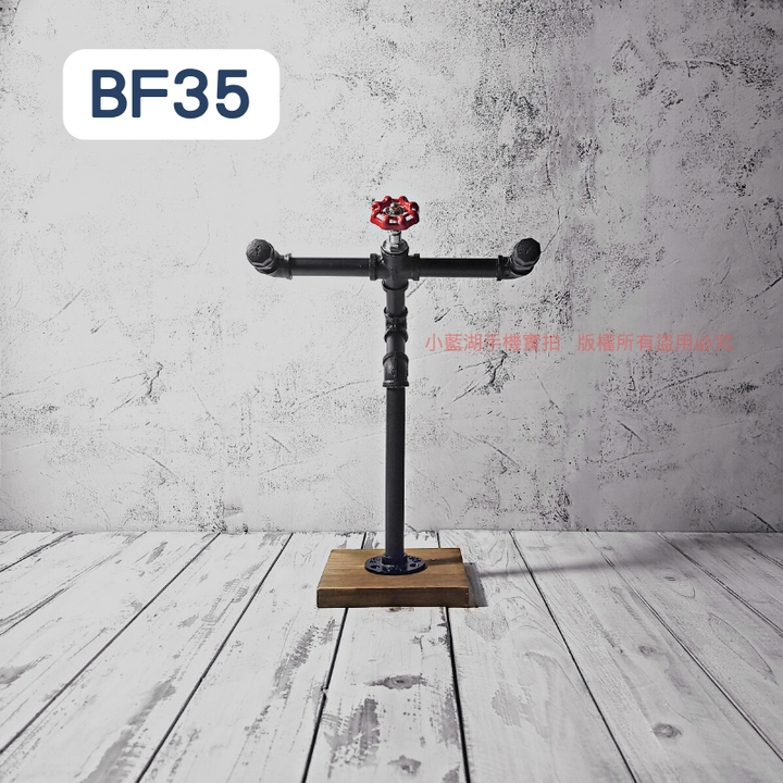 桌面吊牌架(實木底座)-BF系列 | 小藍湖產品形象專家